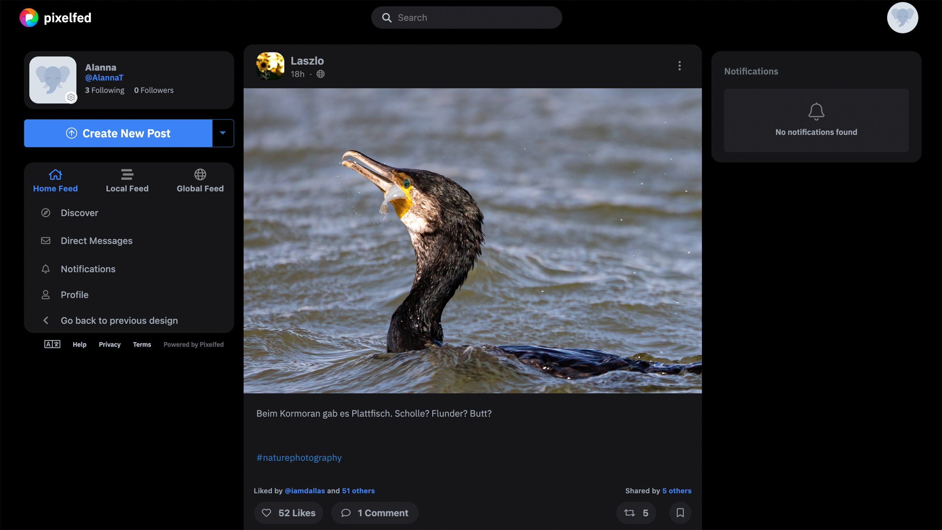 Pixelfed — Federe bir Instagram