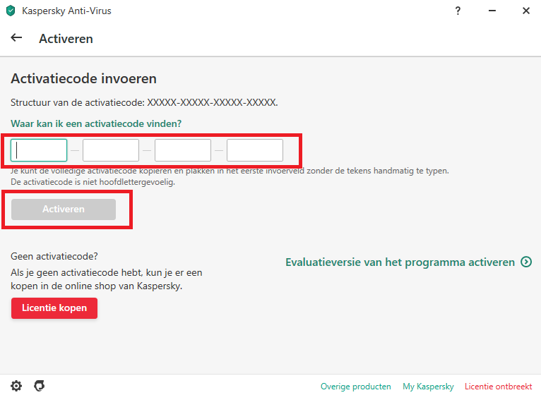 Hoe u een licentie aan een nieuw apparaat toevoegt met gebruik van een activatiecode